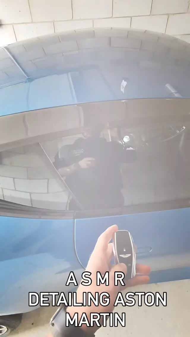 Mirror finish on an Aston Martin DBS Superleggera after detailing
